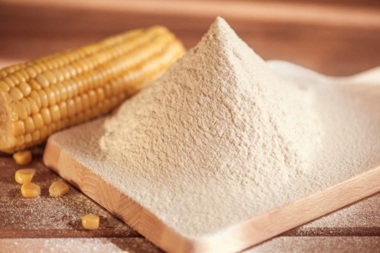 Refined corn flour